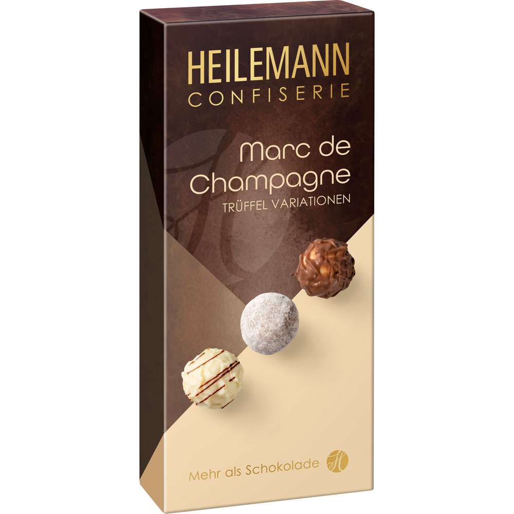 Produktabbildung Heilemann Pralinen Mix Marc de Champagne, Trüffel Variationen