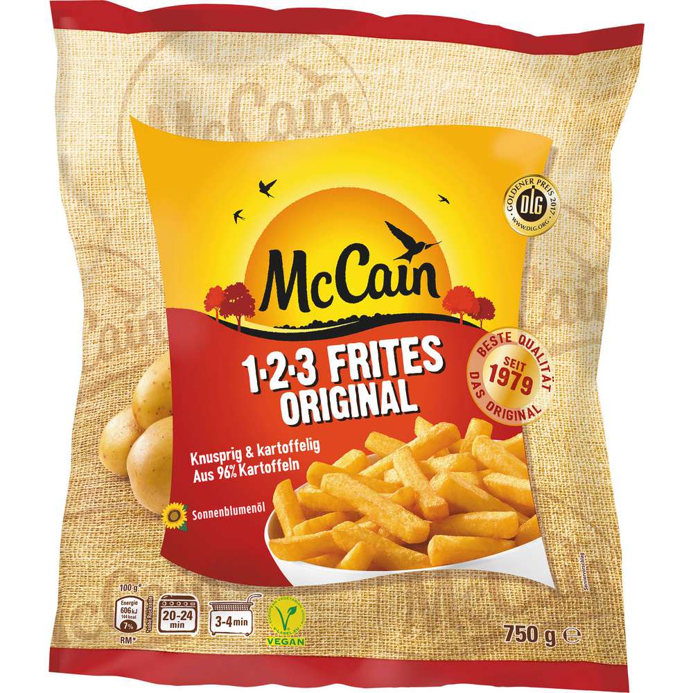 Produktabbildung McCain Pommes Frites, tiefgekühlt