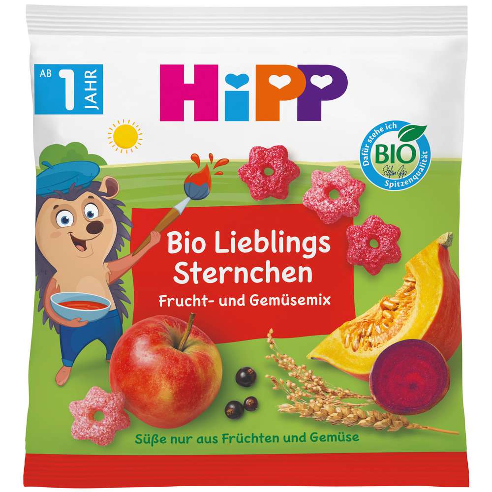 Produktabbildung Hipp Lieblings-Sternchen, Roter Mix