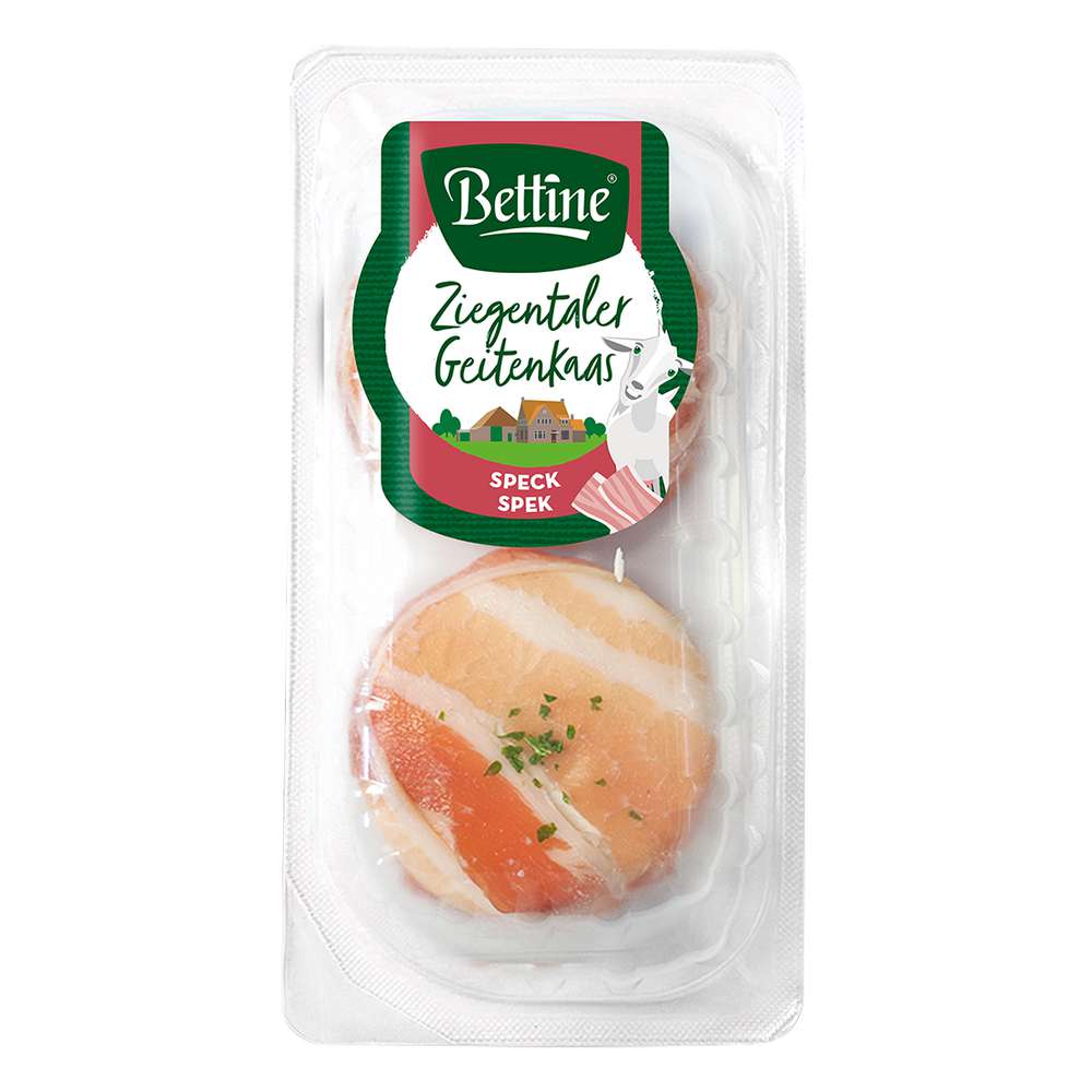 Produktabbildung Bettine Ziegenfrischkäse mit Speck