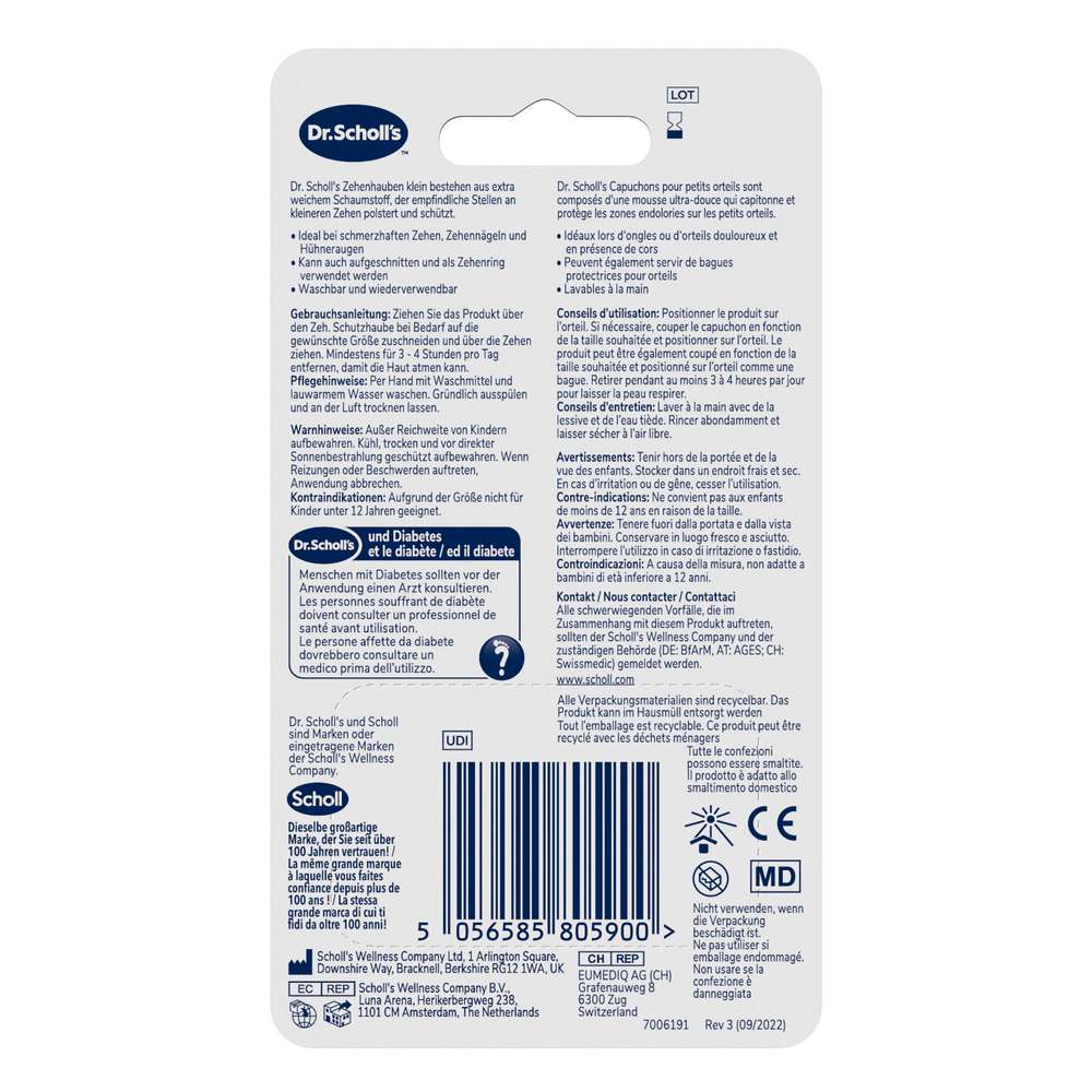 Produktabbildung Dr.Scholl's Zehenhaube klein