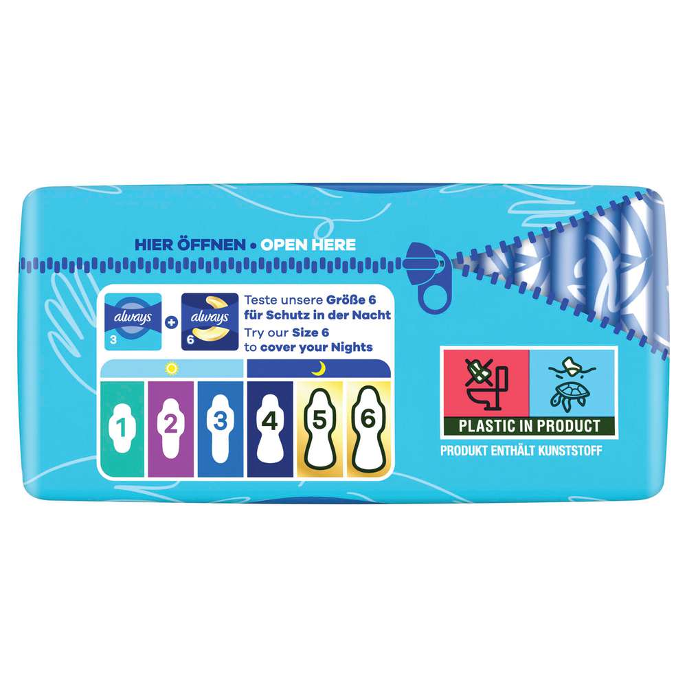 Produktabbildung Always Ultra Binden Day & Night 3 long Plus