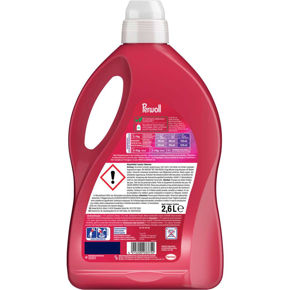 Produktabbildung Perwoll Color-Waschmittel, flüssig, Renew