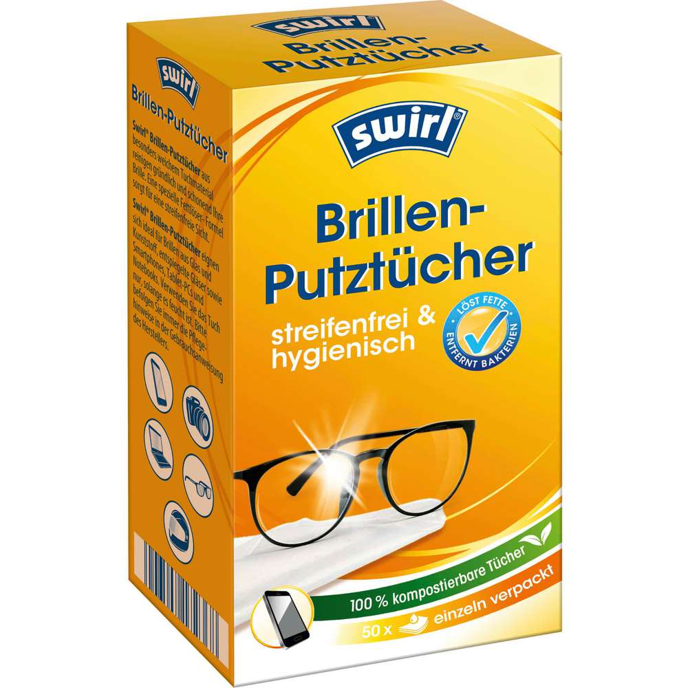 Produktabbildung Swirl Brillenputztuch-Spender