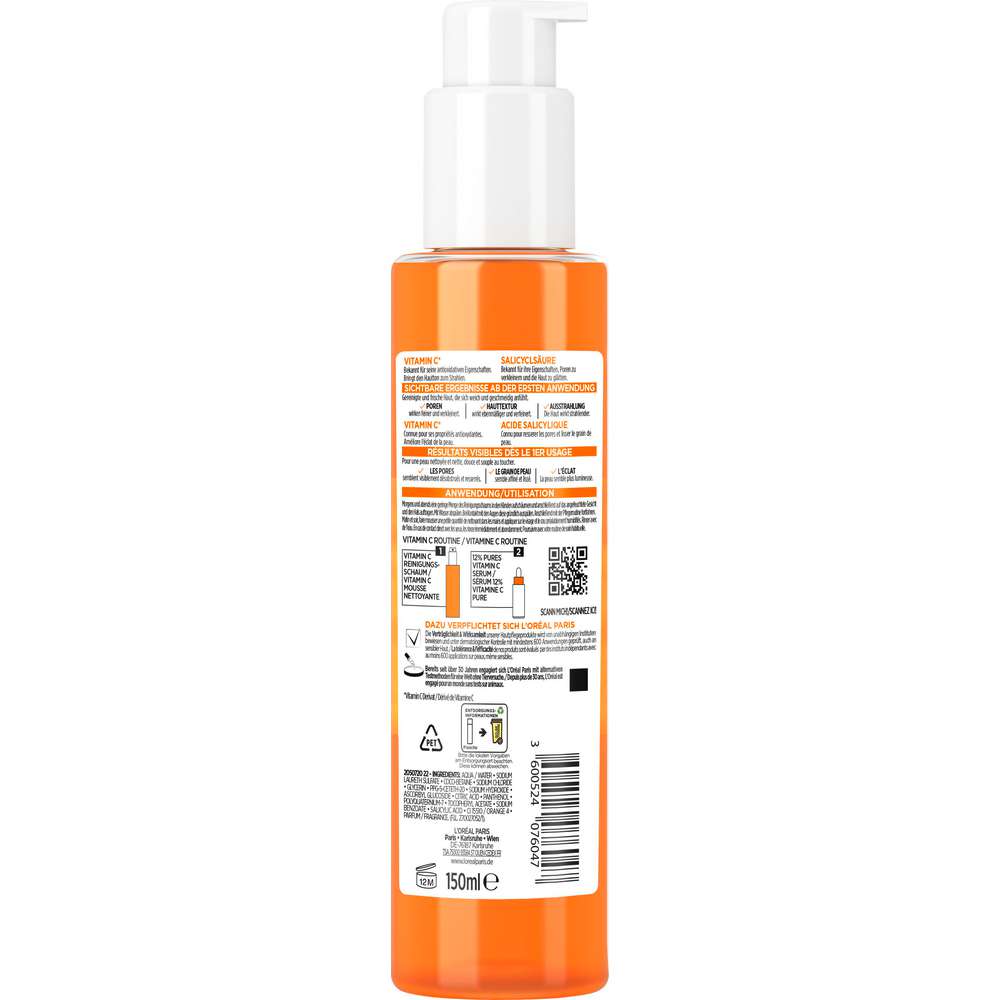 Produktabbildung L'Oreal Paris Reinigungsschaum Revitalift, Vitamin C