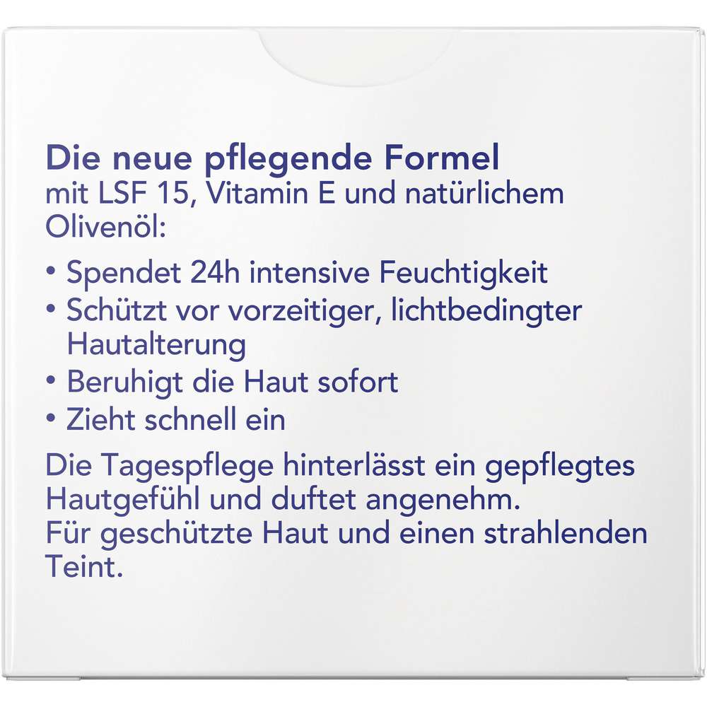 Produktabbildung Florena Tagespflege Olivenöl & Vitamin E LSF15