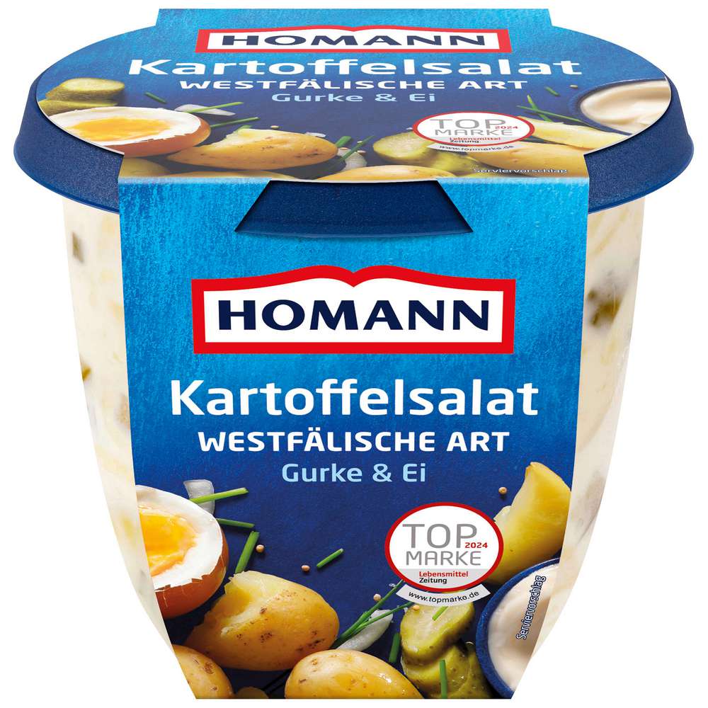 Produktabbildung Homann Kartoffelsalat westfälische Art