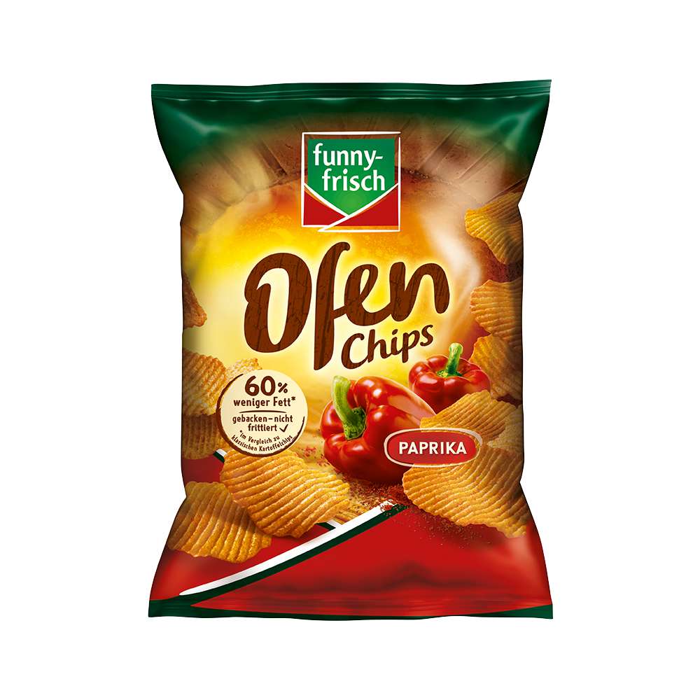 Produktabbildung funny-frisch Ofen Chips, Paprika