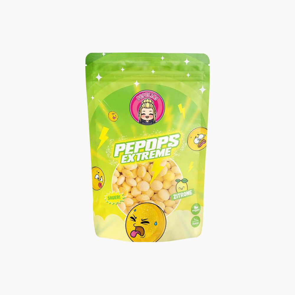 Produktabbildung Pepelini Pepops Extreme Zitrone, sauer