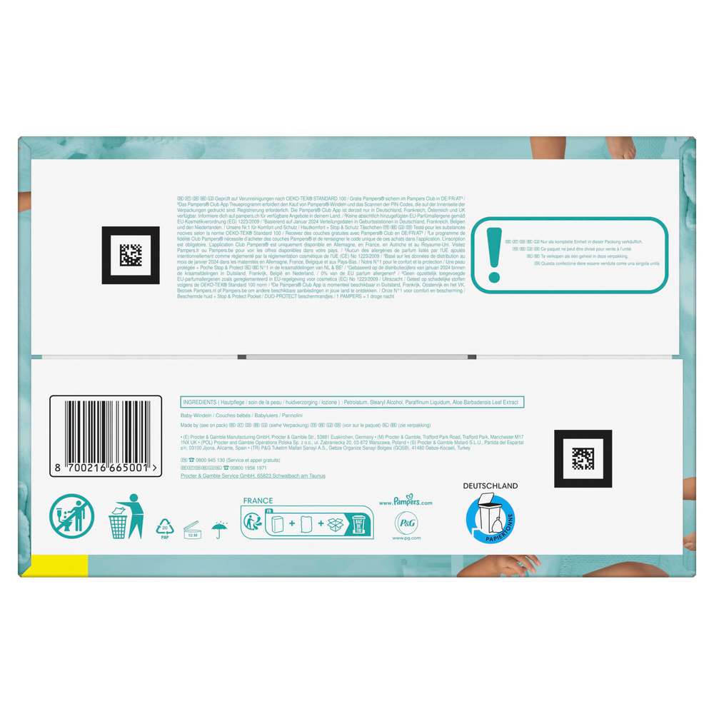 Produktabbildung Pampers Windeln Premium Protection Gr.5 Junior 11-16 kg Monatsbox