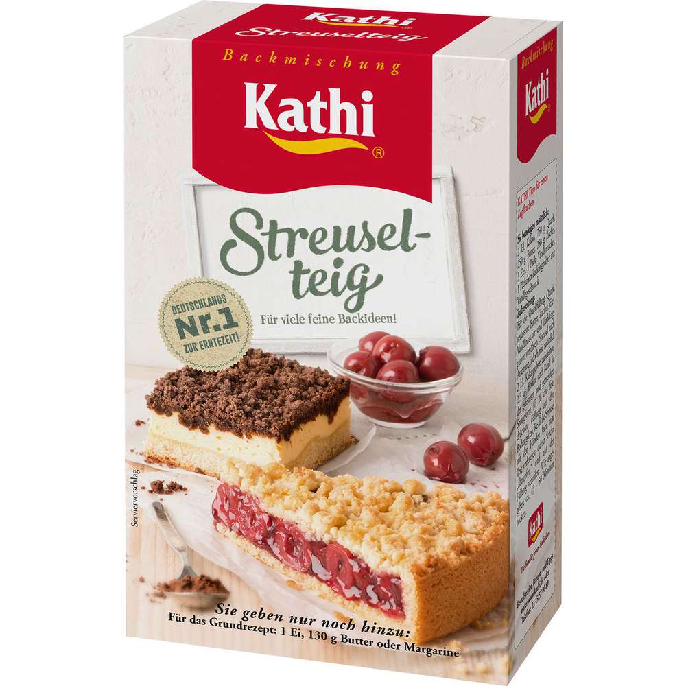 Produktabbildung Kathi Backmischung, Streuselteig