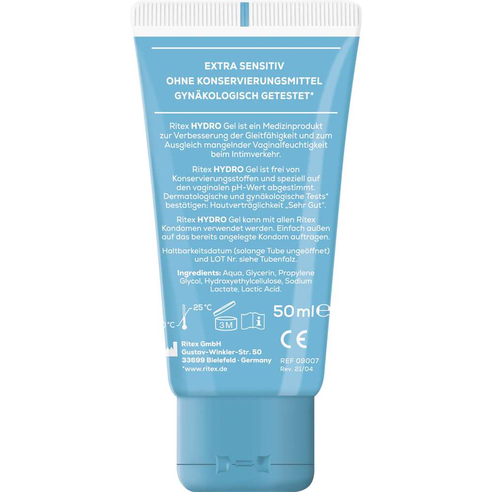 Produktabbildung Ritex Gleitgel, Hydro Sensitiv
