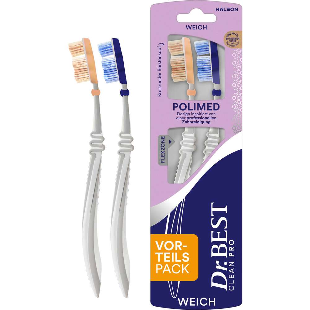 Produktabbildung Dr.Best Zahnbürste Polimed weich