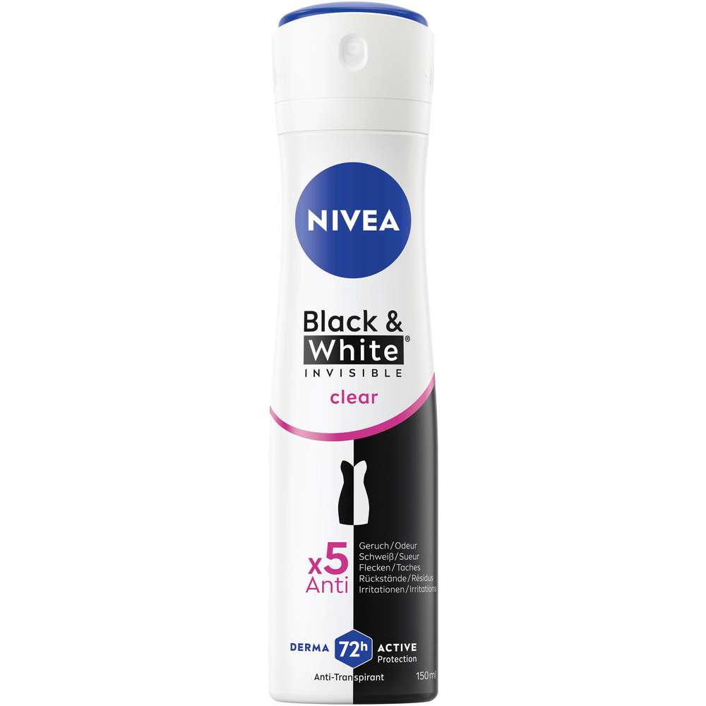 Produktabbildung Nivea Deospray, Black + White