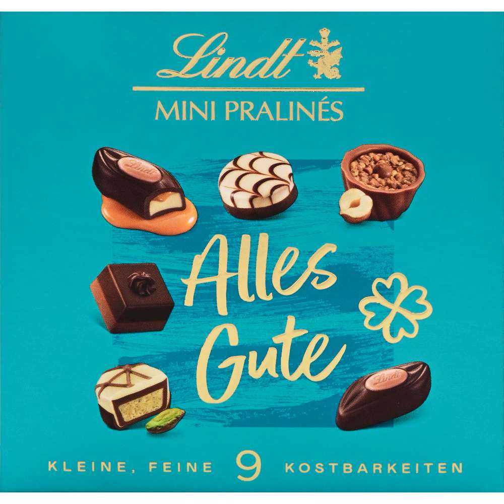 Produktabbildung Lindt Schoko-Pralinen, Mini, Botschaften