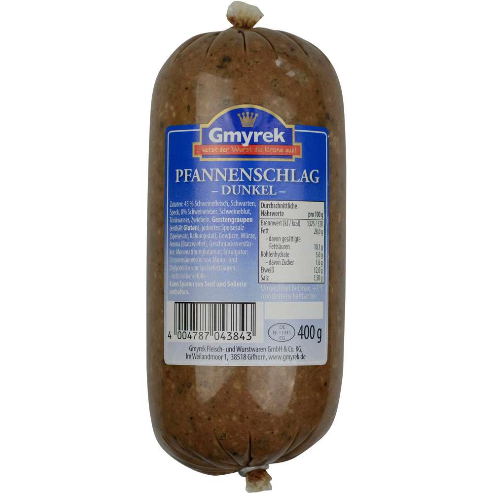 Produktabbildung Gmyrek Pfannenschlag dunkel