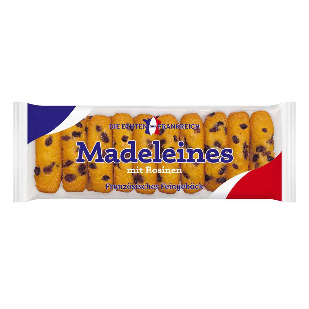 Produktabbildung Pico Food Gmbh Madeleines, Rosinen