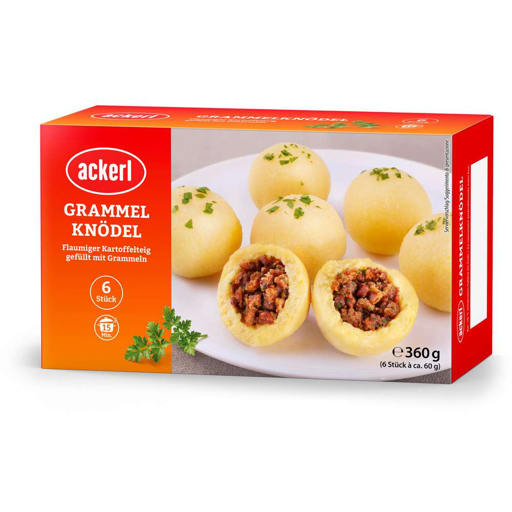 Produktabbildung Ackerl Grammelknödel, tiefgekühlt