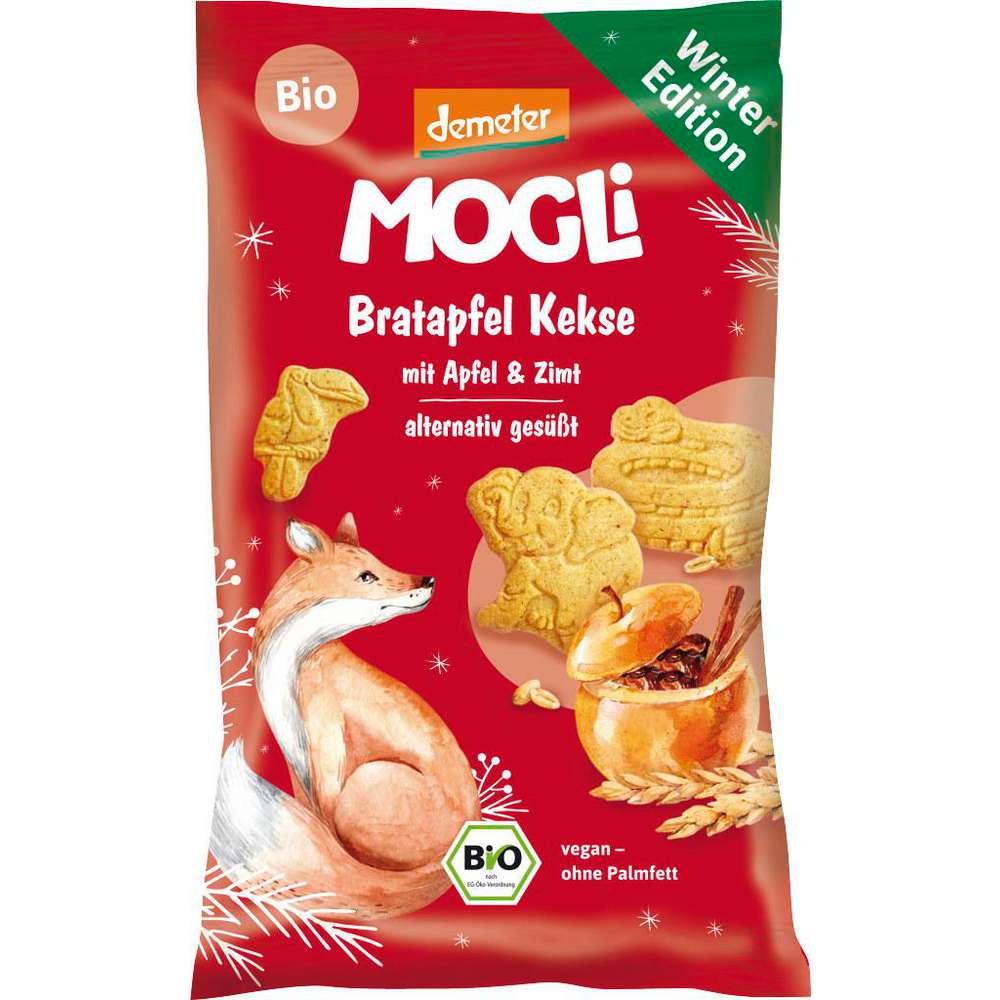 Produktabbildung MOGLi Bio Kekse Winter Edition, Bratapfel