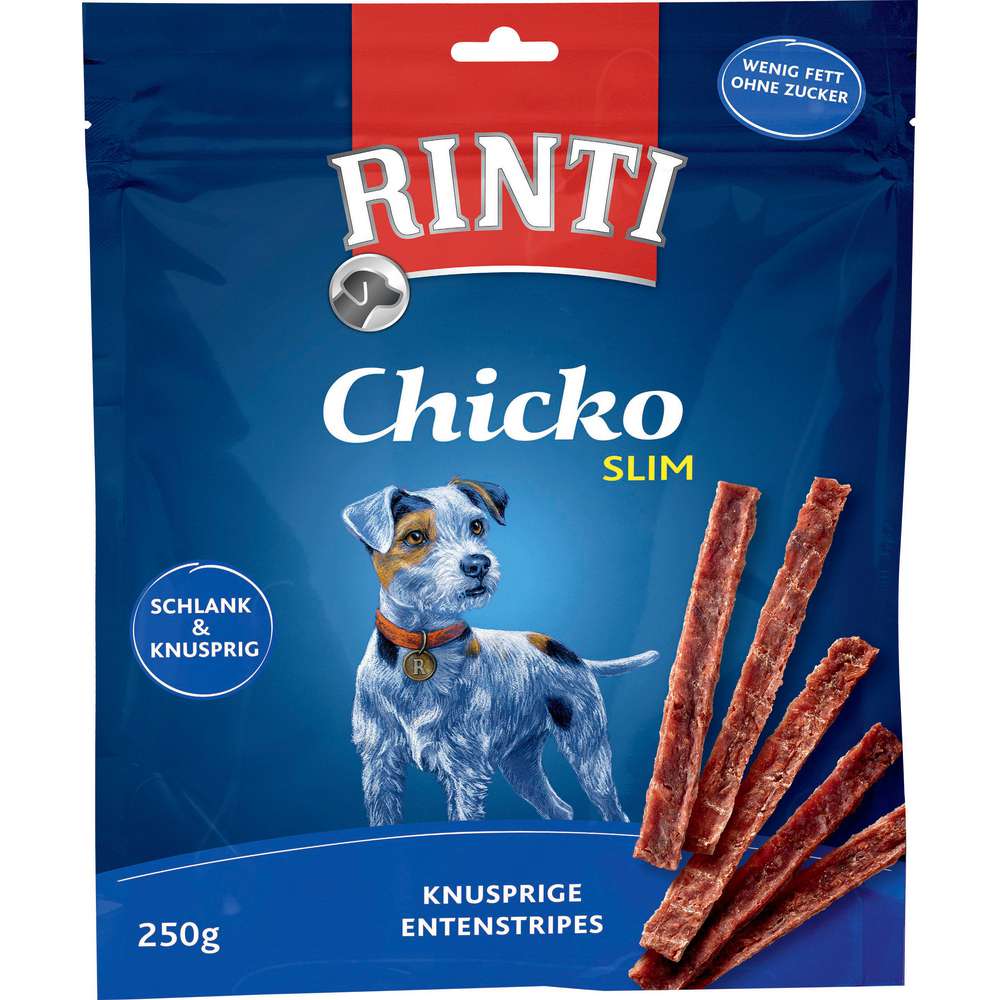 Produktabbildung Rinti Hunde-Kaustreifen Chicko Slim, Ente
