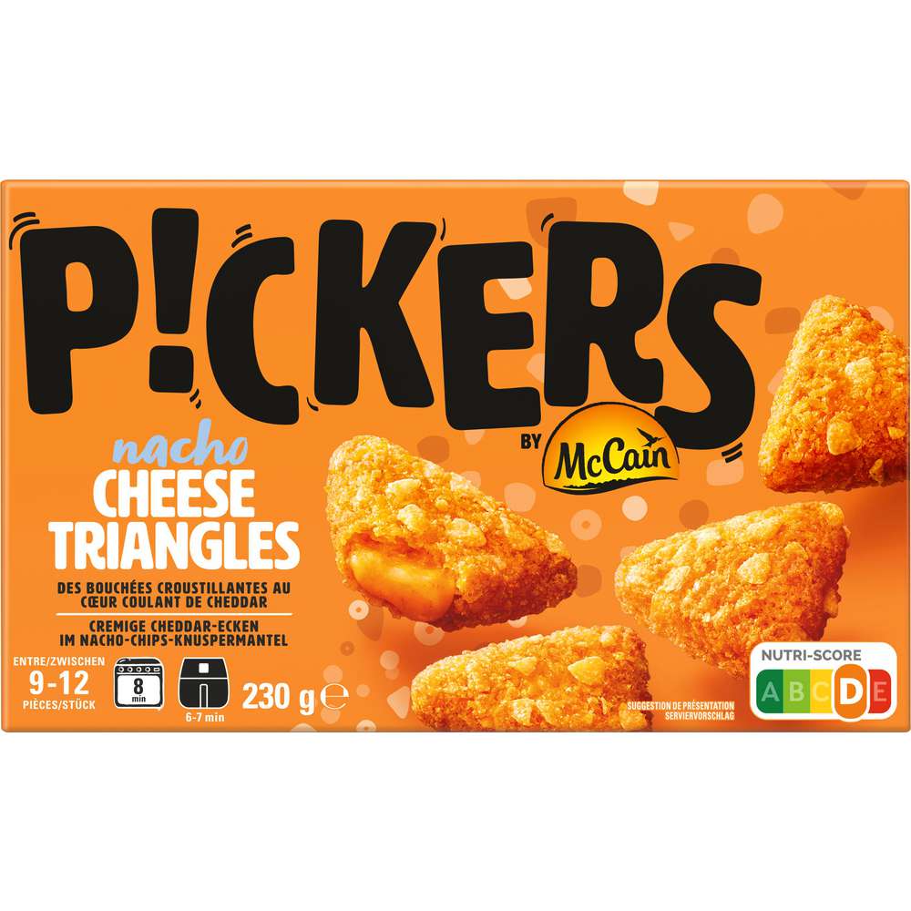 Produktabbildung McCain Nacho Cheese Triangles Pickers, tiefgekühlt