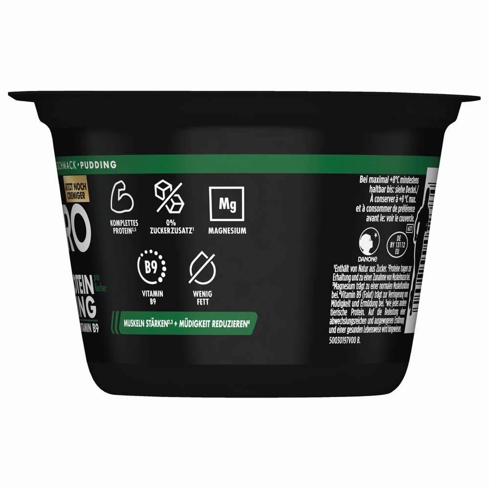 Produktabbildung Danone YoPRO  Protein Pudding Haselnuss mit Magnesium + Vitamin B9