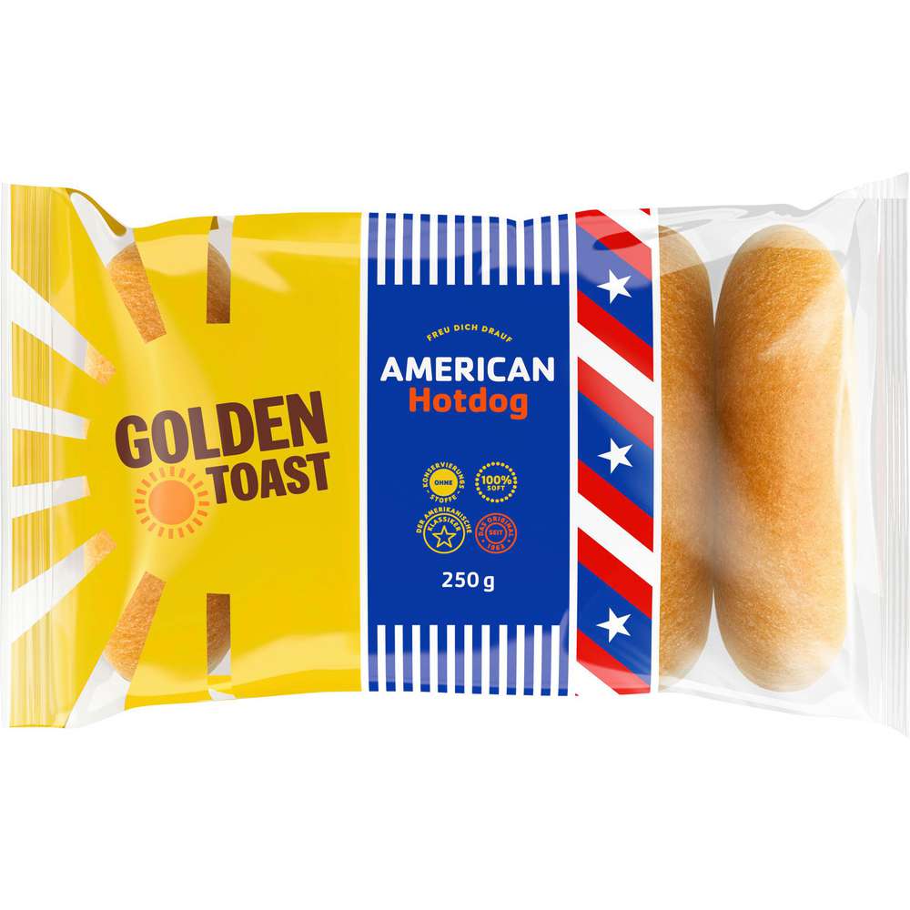 Produktabbildung Golden Toast Hot Dog Brötchen