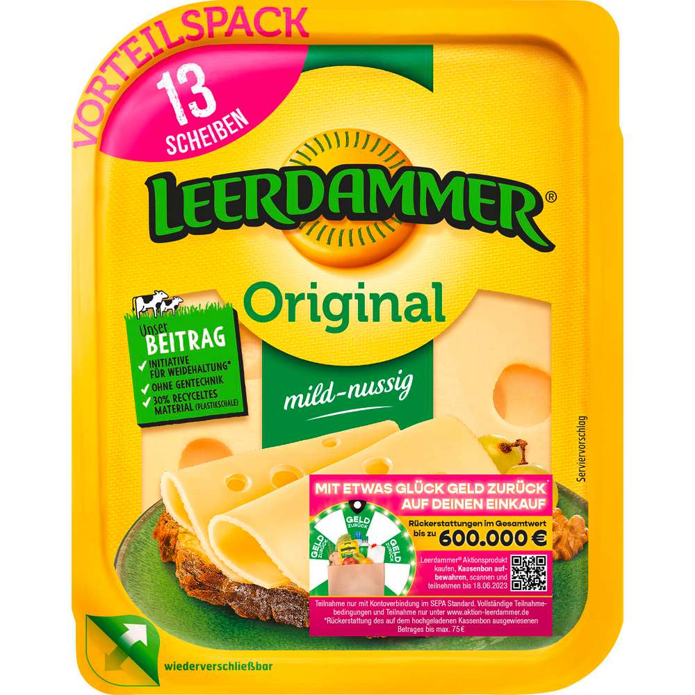 Produktabbildung Leerdammer Käsescheiben Original Vorteilspackung
