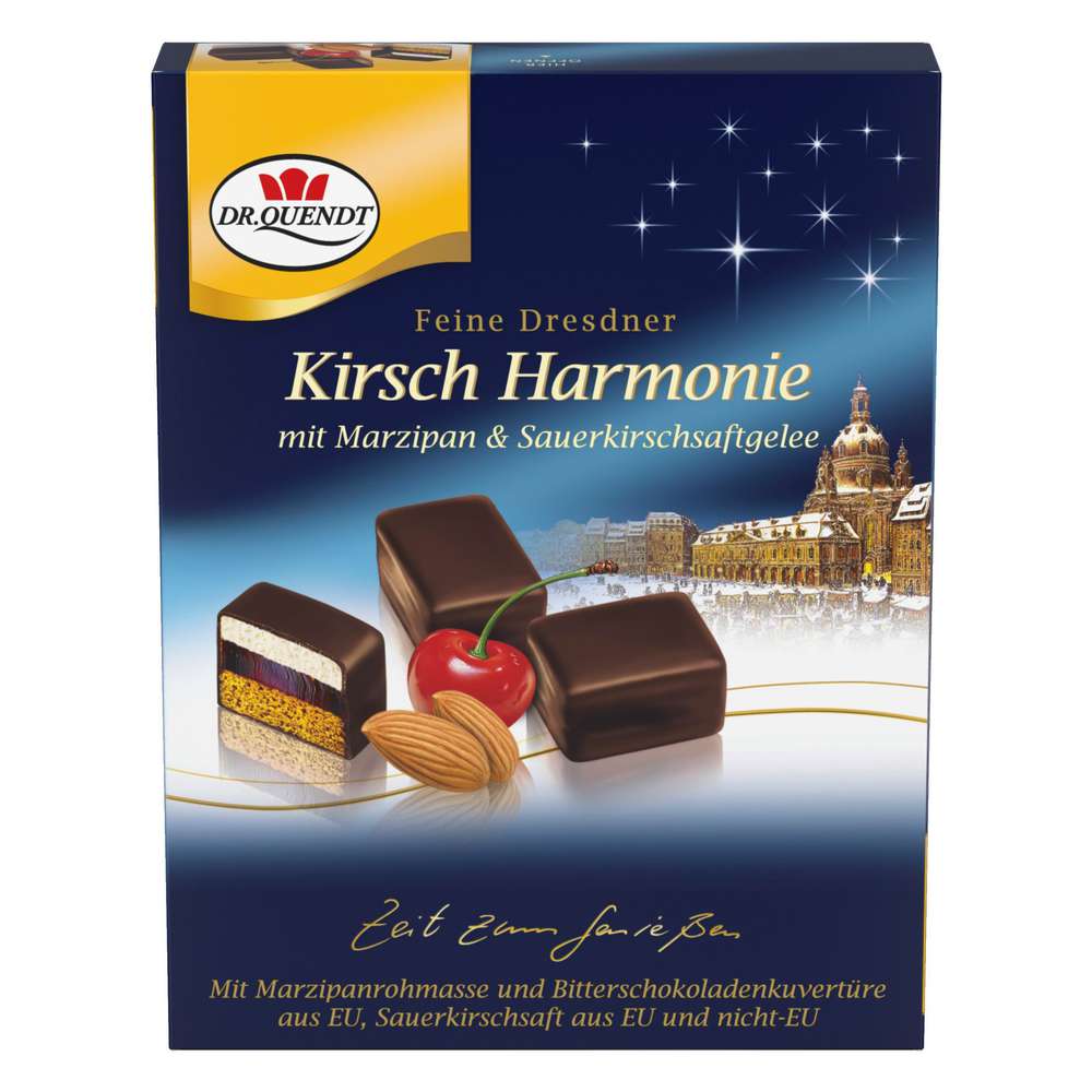 Produktabbildung Dr. Quendt Konfekt mit Marzipan & Kirschsaftgelee