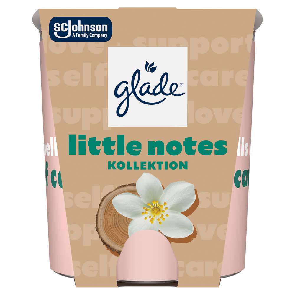 Produktabbildung Glade Duftkerze im Glas, Little Notes Kollektion