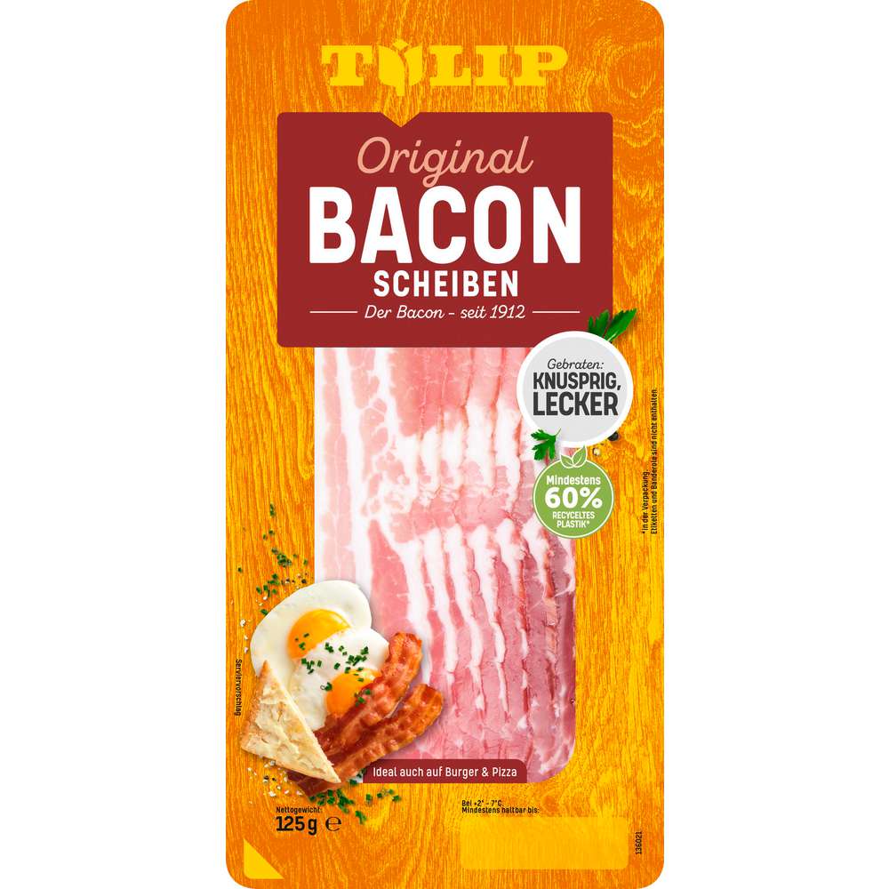 Produktabbildung Tulip Bacon in Scheiben