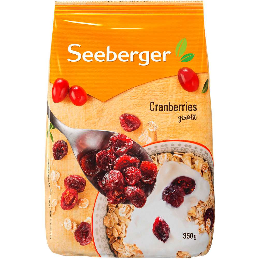 Produktabbildung Seeberger Cranberries, getrocknet