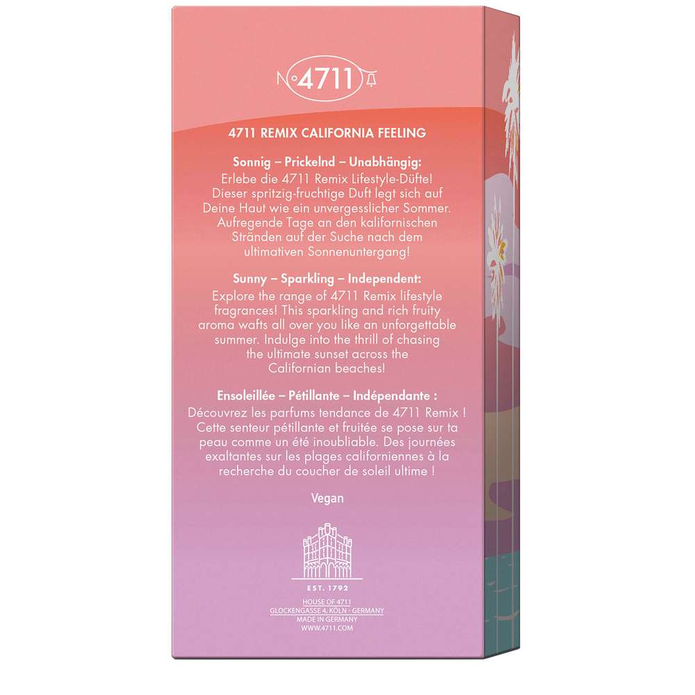 Produktabbildung 4711 Eau de Cologne Remix California Feeling
