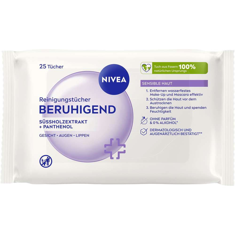 Produktabbildung Nivea Reinigungstücher beruhigend