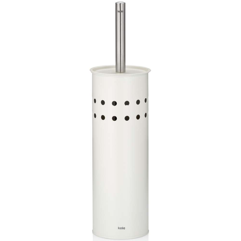 Produktabbildung Keck & Lang WC-Garnitur Leo Metall, weiß