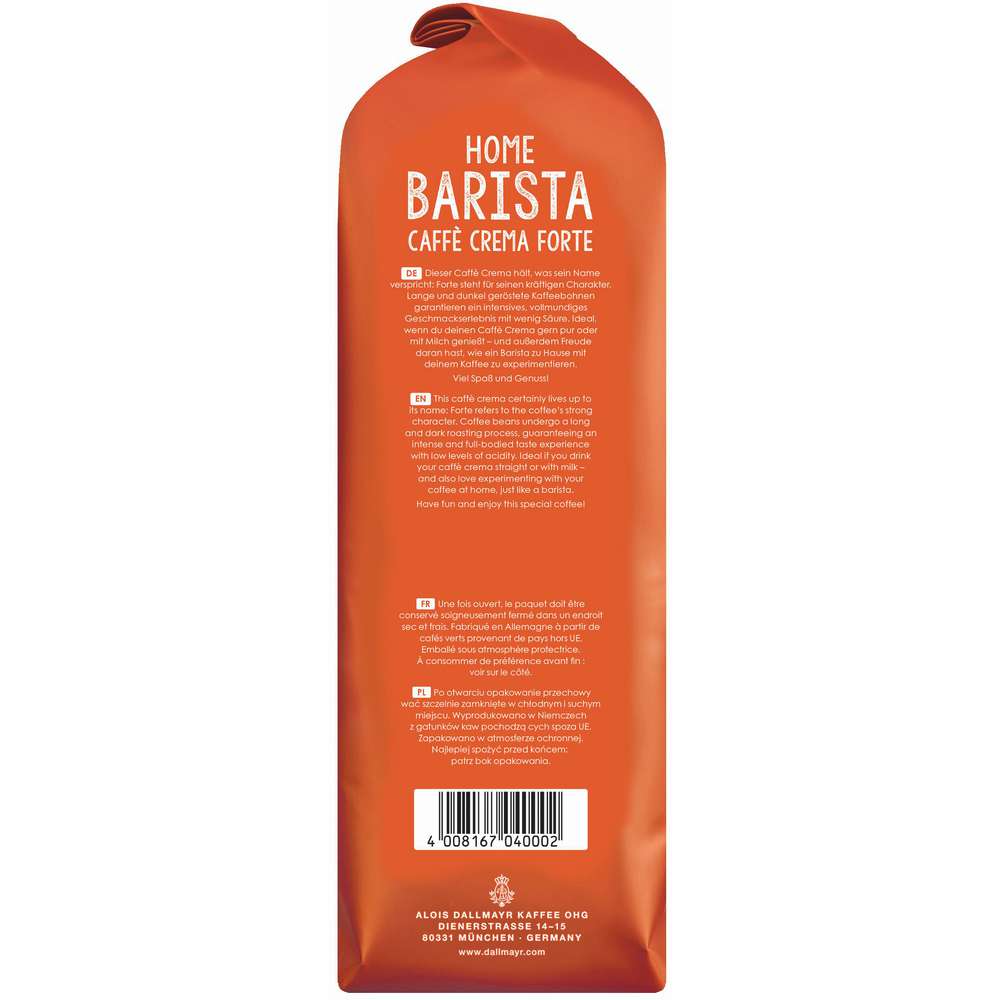 Produktabbildung Dallmayr Home Barista, Caffè Crema Forte