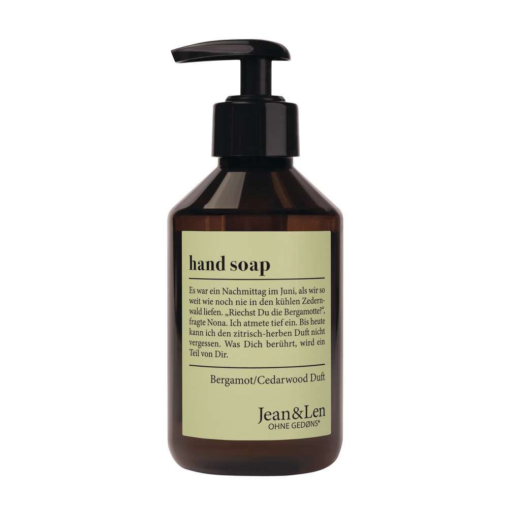 Produktabbildung Jean & Len Handseife, Bergamot/Cedarwood