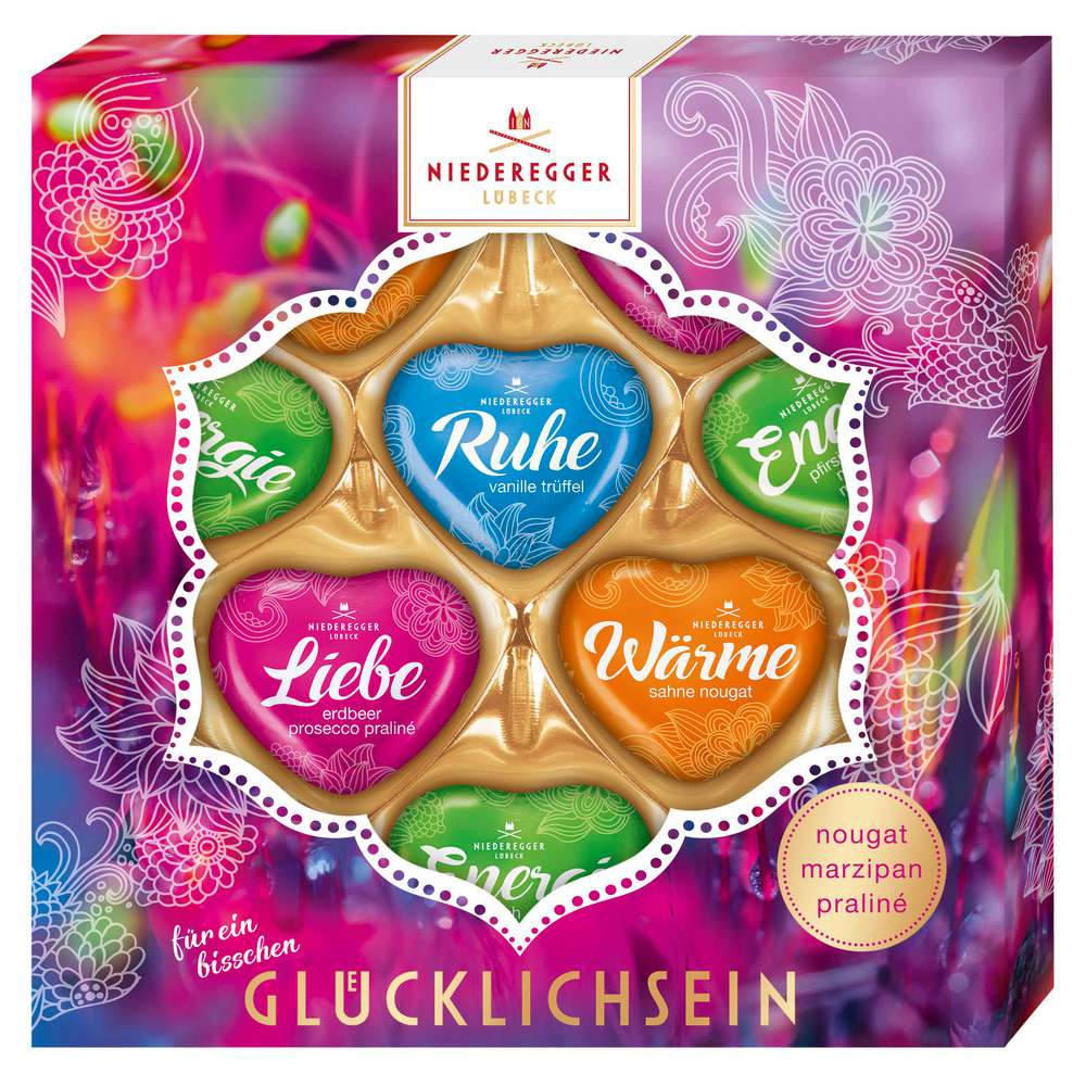 Produktabbildung Niederegger Nougat-Marzipan Pralinen-Herzen