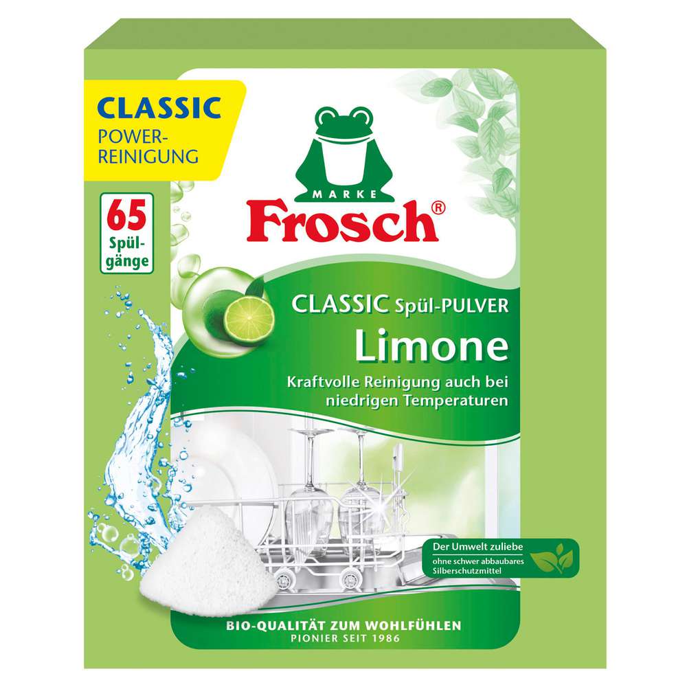 Produktabbildung Frosch Spülmaschinen-Pulver, Limone