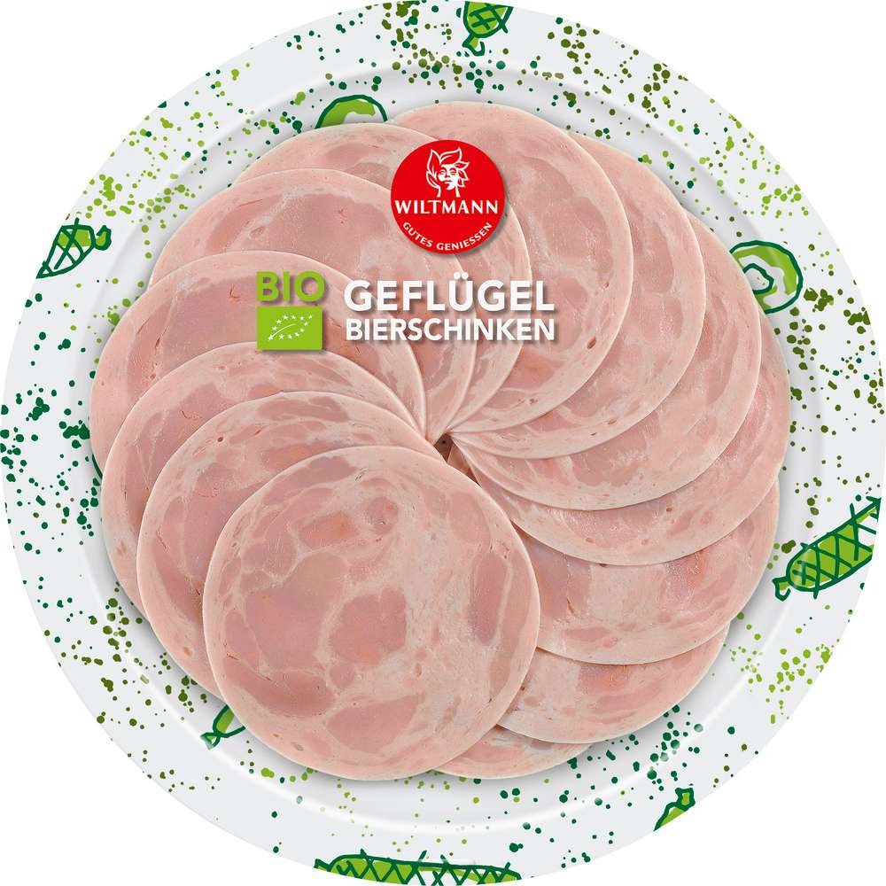 Produktabbildung Wiltmann Bio Geflügel-Bierschinken