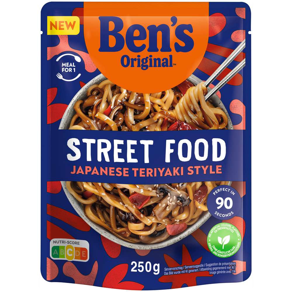 Produktabbildung BEN'S ORIGINAL Fertiggericht Street Food Teriyaki