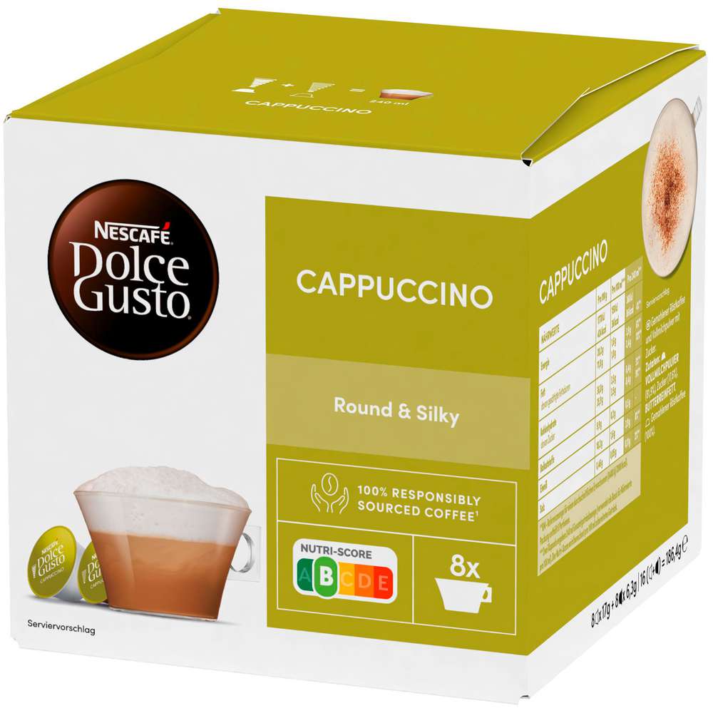 Produktabbildung Nescafe Kaffee Kapseln Dolce Gusto, Cappuccino