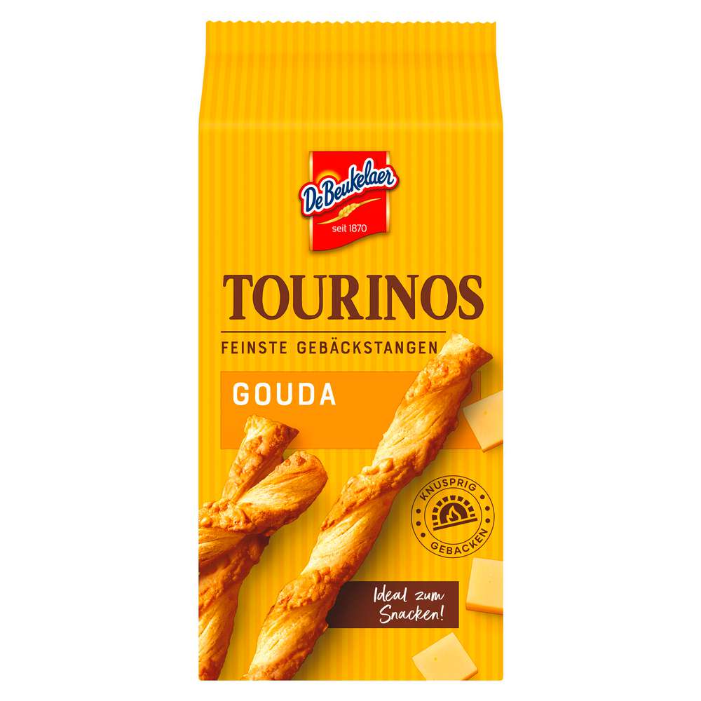 Produktabbildung De Beukelaer Gebäckstangen Tourinos, Käse