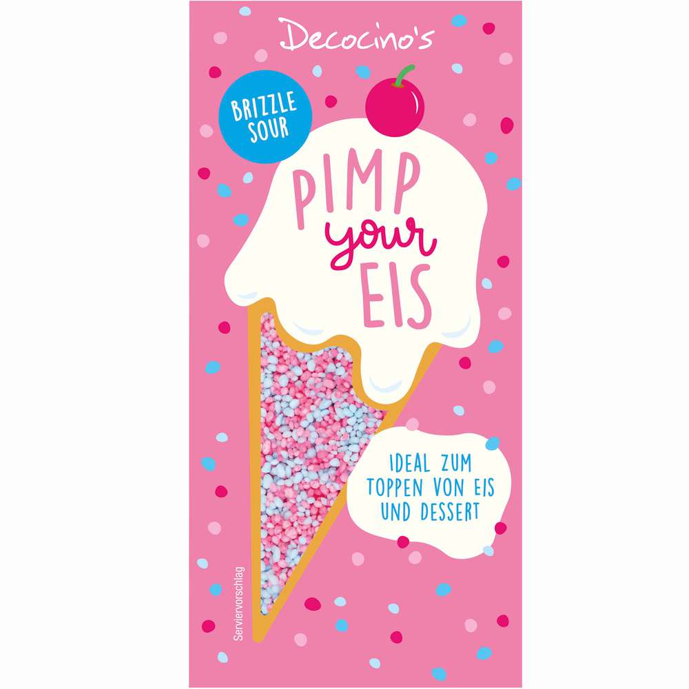 Produktabbildung Decocino Eis-Topping Brizzle Sour