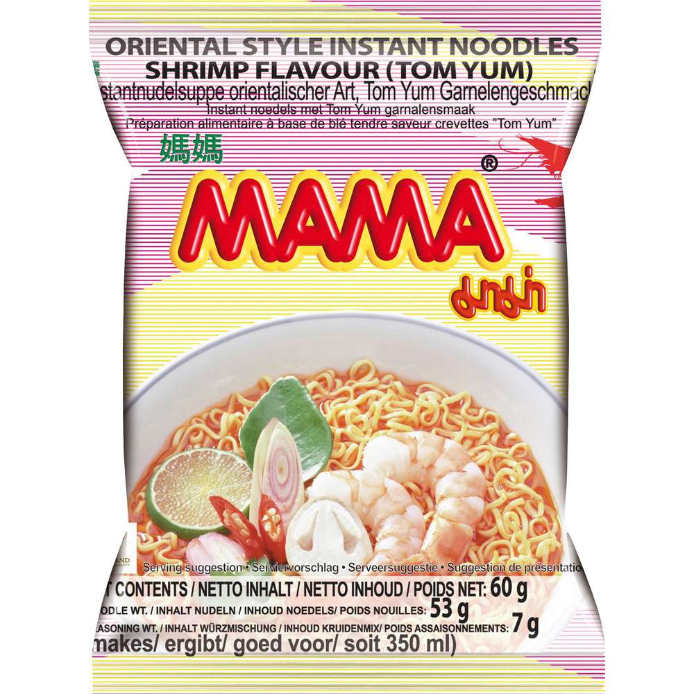 Produktabbildung Mama Instantnudeln, Shrimps Tom Yum