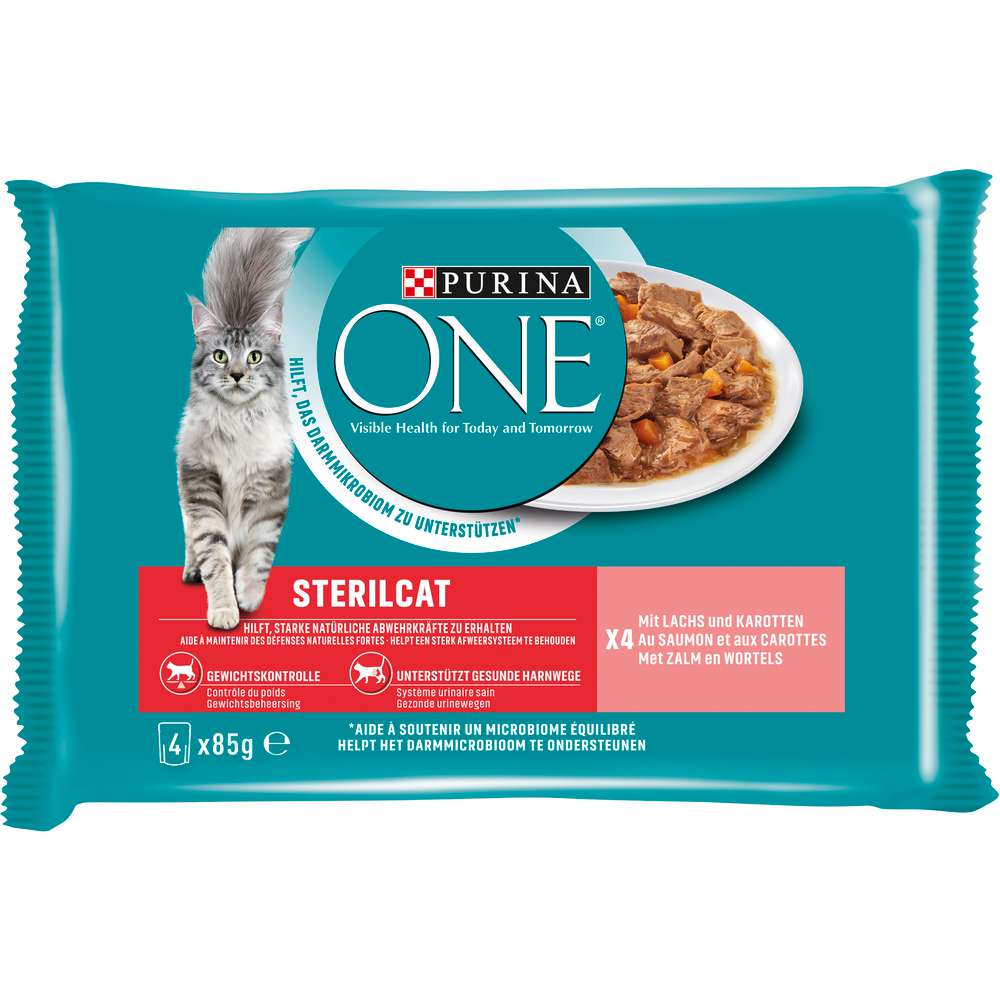 Produktabbildung Purina Katzen-Nassfutter One, Lachs Sterilcat