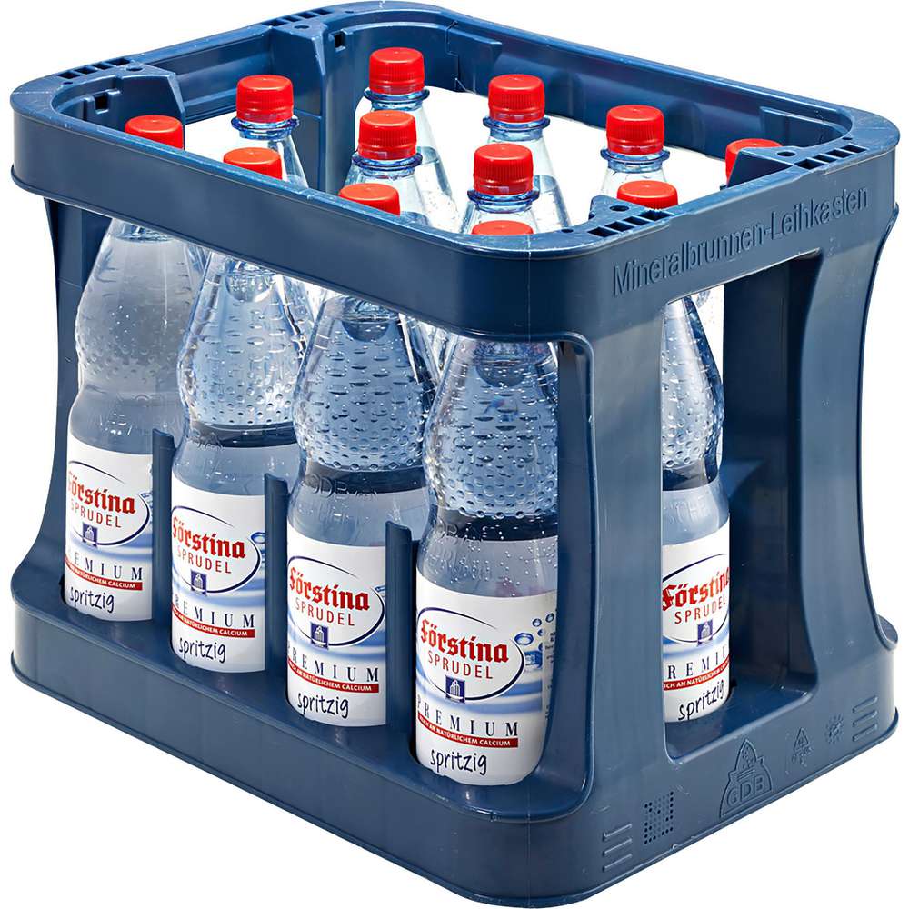 Produktabbildung Förstina Premium Mineralwasser, Spritzig (12x 1,000 Liter)