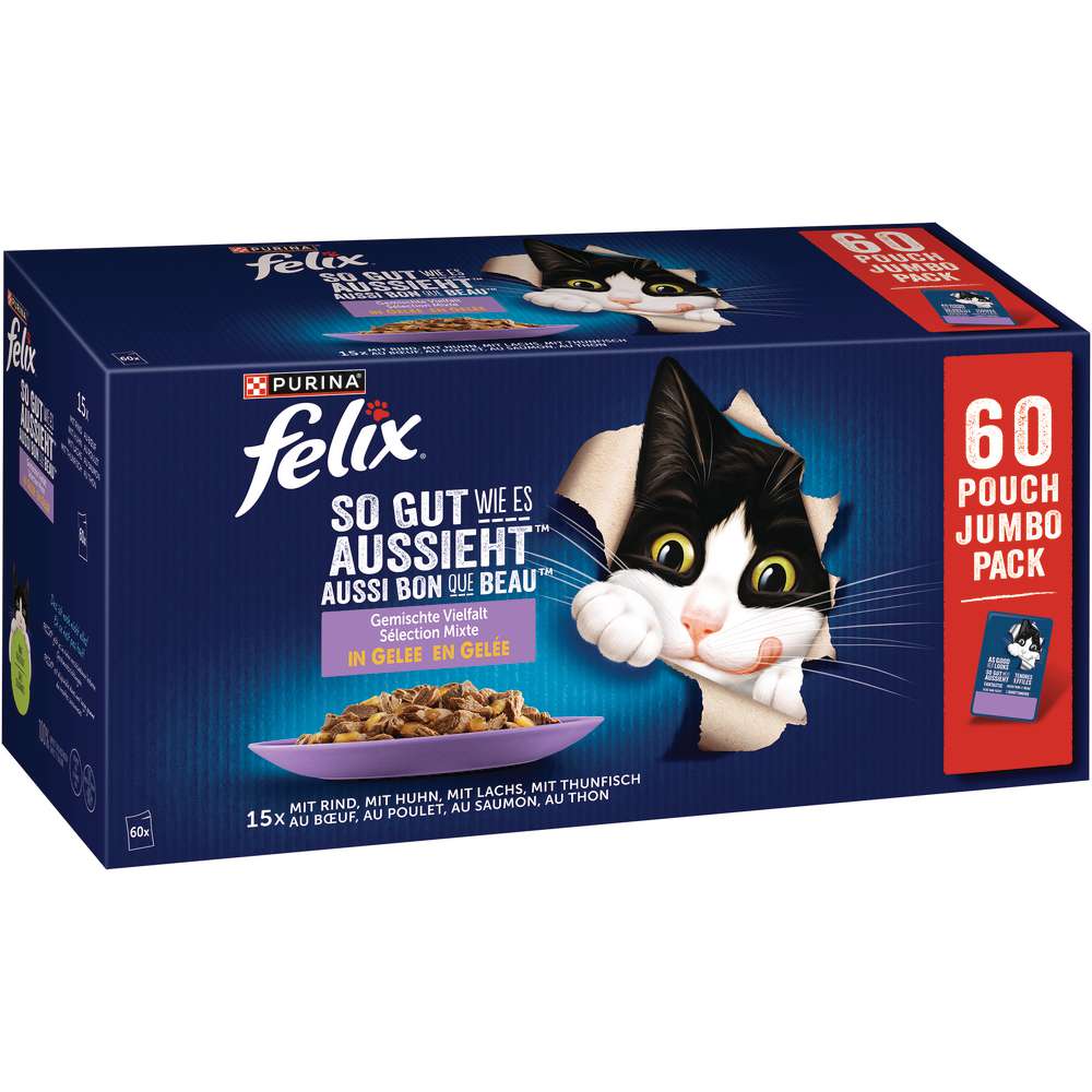 Produktabbildung Felix Katzen-Nassfutter Gemischte Vielfalt