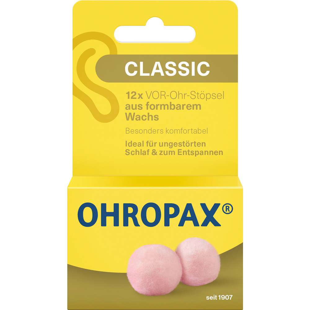 Produktabbildung Ohropax Ohropax Classic 12 Stück