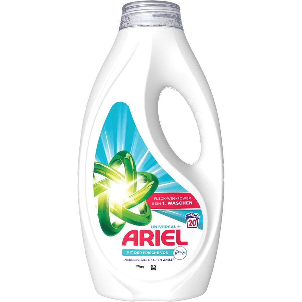 Produktabbildung Ariel Universall-Waschmittel, flüssig, Febreze